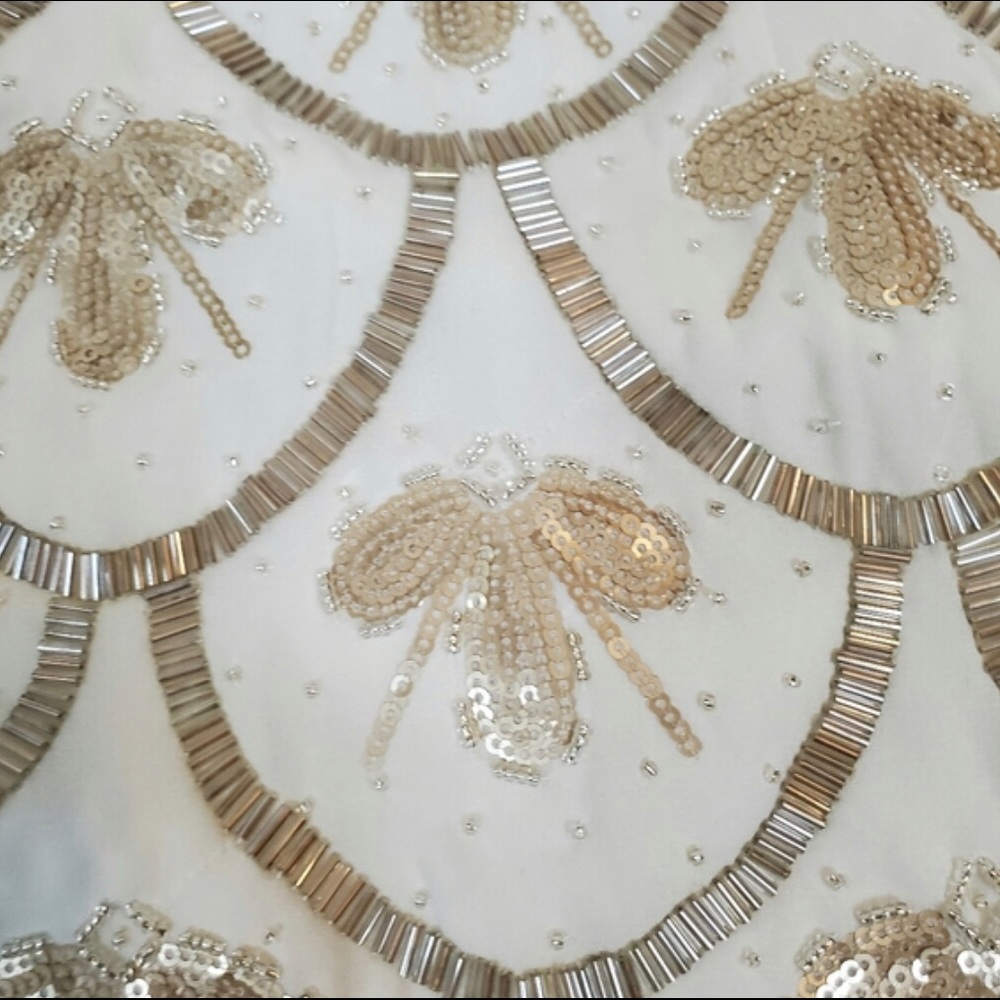 Moon Ivory Formal Skirt with Bowties NWT - Picture 4 of 4